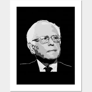 Bernie Sanders Black and White Posters and Art
